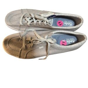 Keds Light Brown Lace-Up Sneakers